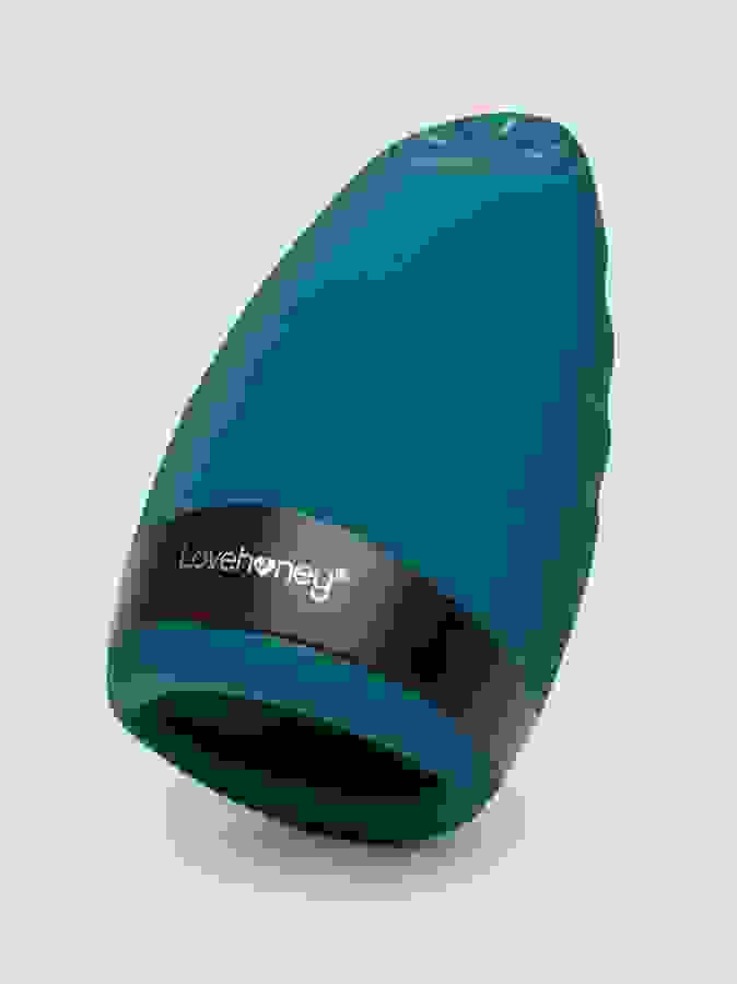 Lovehoney Hot Shot Rechargeable Warming Male Masturbator, Green, hi-res